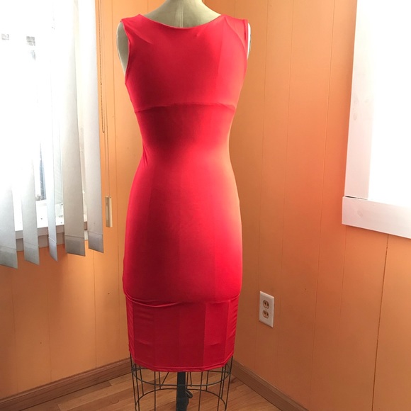 Red pinup cocktail dress size s/m - Picture 3 of 4
